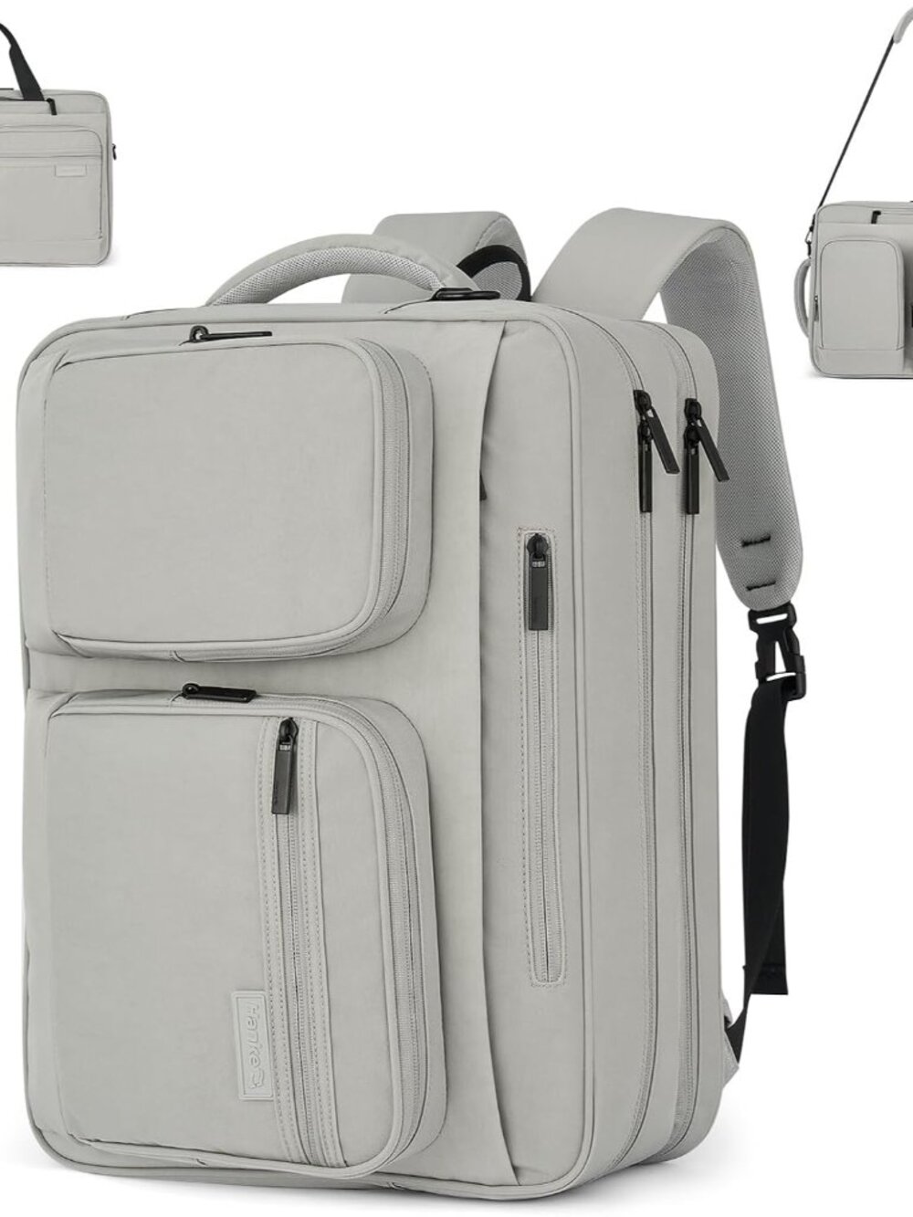 Convertible Laptop Bag, 3 In 1 Briefcase Backpack for 17.3 Inch Laptop, Computer